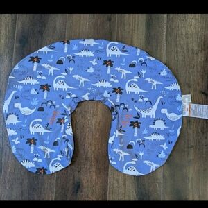 Boppy Nursing Pillow Cover Dinosaurs  Blue Orange Dinos Infant Boy Girl Feeding